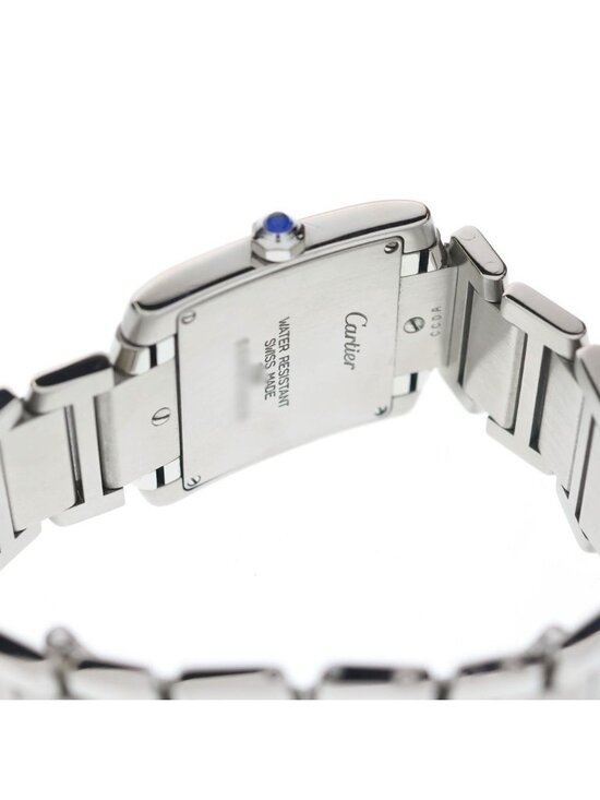 Cartier Tank Francaise White Dial SS Quartz Stainless Steel Watch main image 3